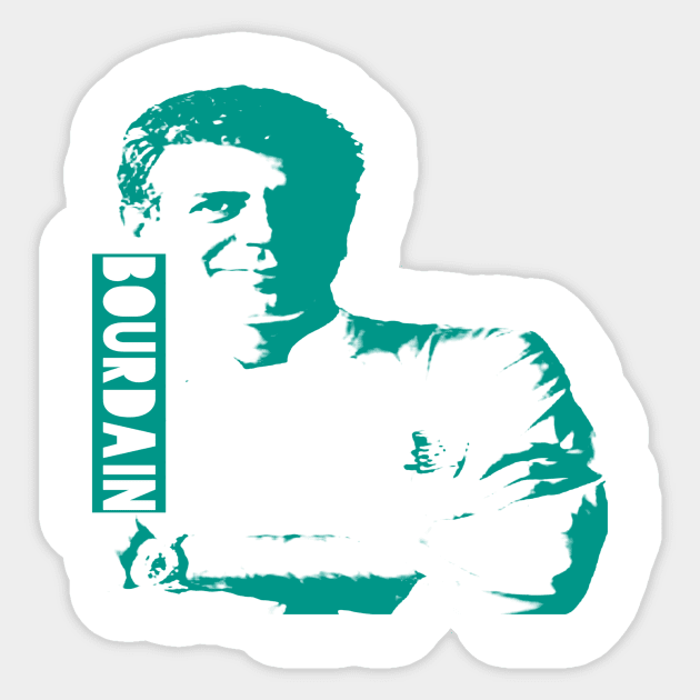 Bourdain Sticker by Monkey d garp